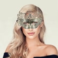 thumbnail image 5 of Unique Bargains 1 Pc Crown Party Mask Gold Tone Plastic, 5 of 5