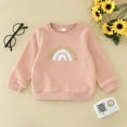 thumbnail image 2 of Vedolay Girls Clothes Sweatshirt Cartoon Print Long Sleeve Boys Pullover Tops Hooded Sweater D,12M, 2 of 4