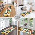thumbnail image 6 of Yayeee Runner Rug for Bedroom 2'x6' Machine Washable Hallway Non Slip Mat, Beige Geometric, 6 of 8