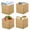 Brown, variant on OMERAI Water Wicker Storage Baskets for Organizing Cube Baskets 11.8"x 11.8"x 11.8" 4 Pack