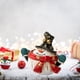 thumbnail image 1 of Decoraciones navideñas, adornos navideños, regalos navideños. Decoración festiva para la mesa navideña con figuras de muñecos de nieve que añaden alegría navideña. Ideal para centros de mesa, repisas, 1 of 6