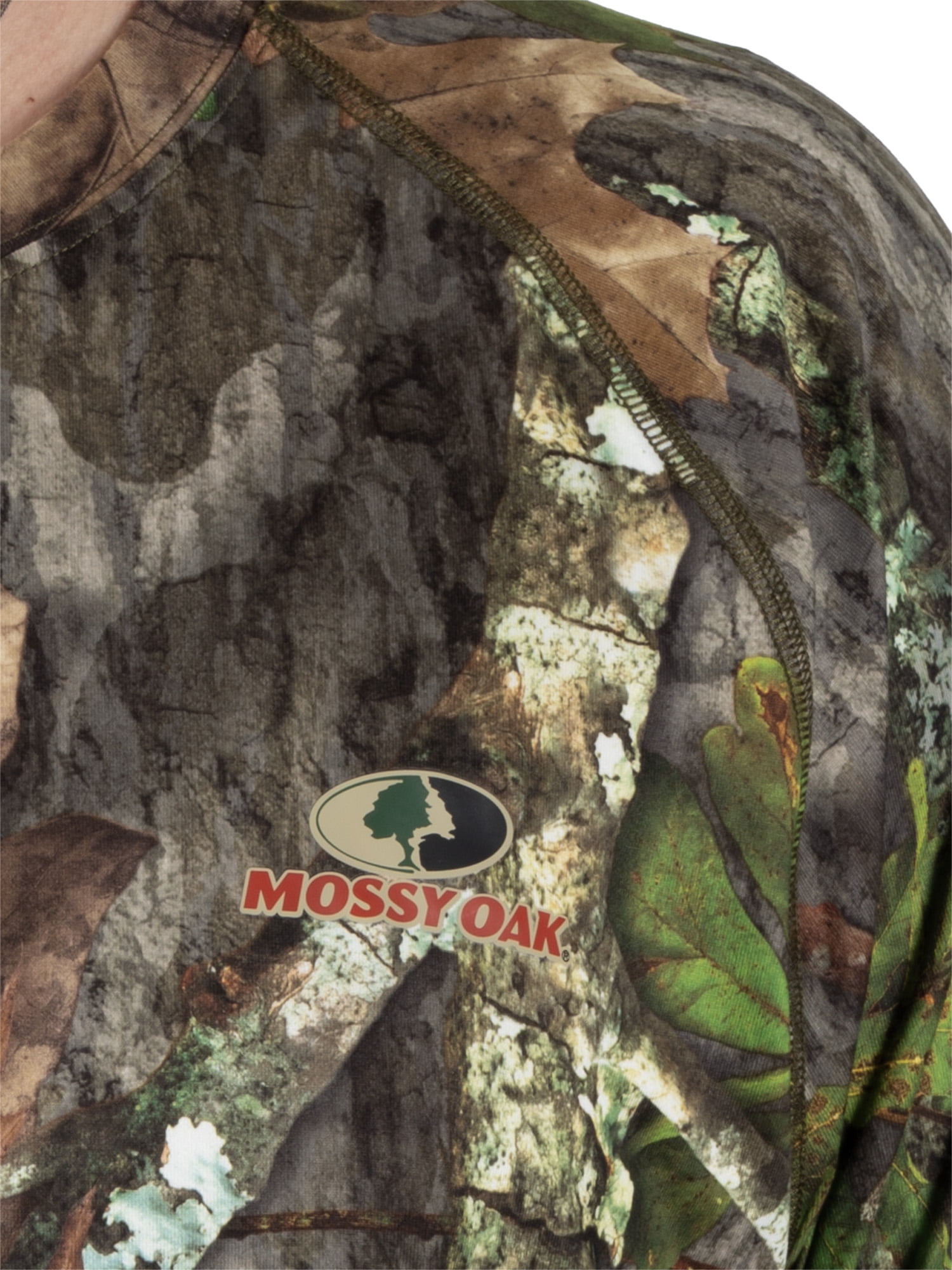 Mossy Oak Men's Camo Tee Turkey Hunting Performance Shirt, Sizes S-3XL