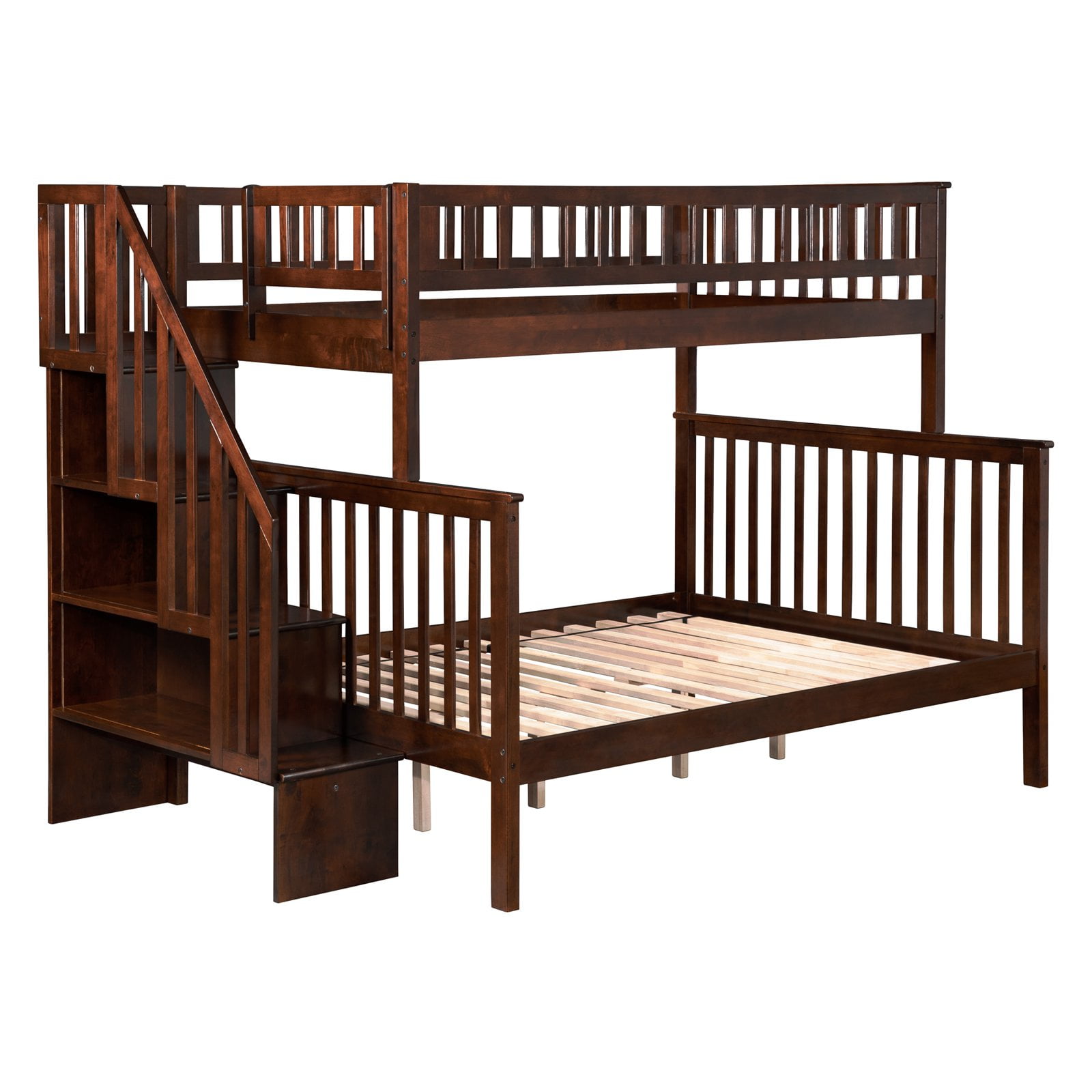 Woodland Twin over Full Staircase Bunk Bed