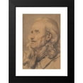 thumbnail image 2 of Jean-Baptiste Greuze 14x18 Black Modern Framed Museum Art Print Titled - Head of an Old Man, Study for a Marriage&nbsp;Contract (1761), 2 of 5