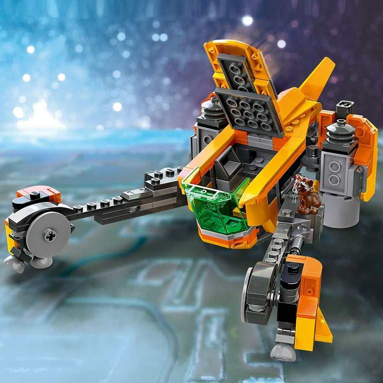 LEGO Marvel Baby Rocket’s Ship 76254 Buildable Spaceship Toy from Guardians  of the Galaxy 3 Featuring Rocket Raccoon and Baby Rocket Minifigures