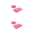 thumbnail image 3 of Eigraketly Colchoneta para sentarse, a prueba de humedad, plegable, para acampar, senderismo, jardín, parque, cojín, silla, XPE, almohadilla de Rosado 2piezas, 3 of 6
