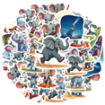 thumbnail image 2 of cartoon Elephant Stickers Stickers, Waterproof Elephant Stickers Sticker for Water Bottle Laptop Phone Cases Planner Skateboard Luggage Helmet Party Favor Decor, Ideal for Adults Teens Teacher Rewards, 2 of 9