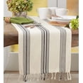 thumbnail image 3 of Saro Lifestyle Casual Striped Table Runner, 3 of 3