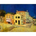 thumbnail image 2 of Van Gogh, Vincent 24x20 Gold Ornate Wood Framed with Double Matting Museum Art Print Titled - The Yellow House, 1888, 2 of 4