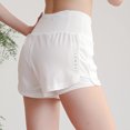 thumbnail image 1 of Pantalones cortos de yoga de verano, vacaciones anti luz, dos pantalones cortos deportivos de secado rápido para correr y hacer yoga para mujer, 1 of 4