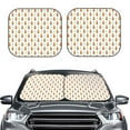 thumbnail image 2 of Gukieu Cute Carrot Print Print Car Windshield Sun Visor, Foldable Anti-UV Car Sun Visor Suitable for Vans, Trucks Car Accessories-Medium, 2 of 6