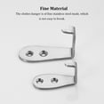 thumbnail image 3 of Xingzhi 10 Pieces Stainless Steel Clothes Hanger Punch-free Self-adhesive Replacement Waterproof Anti-rust Hook Rack Large Large 3mm, 3 of 6