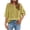 Yellow, variant on Cotton Linen Shirts for Women Trendy Retro Embroidered 3/4 Sleeve Boho Blouse Dressy Casual Bohemian Tops Loose Tunics Yellow 2XL
