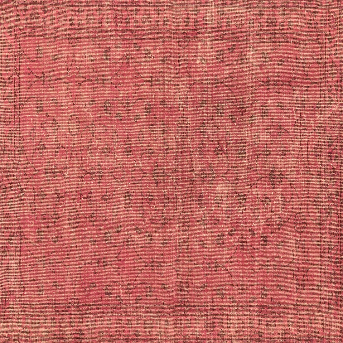 Ahgly Company Indoor Square Persian Brown Bohemian Area Rugs, 5' Square ...