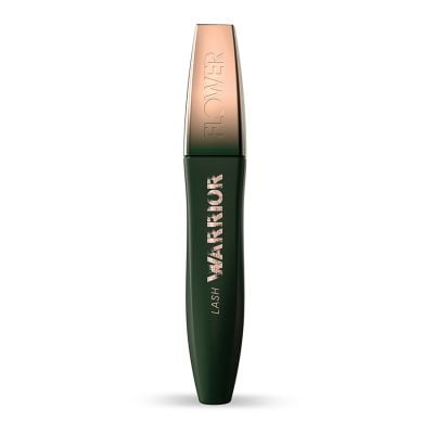Flower Beauty Lash Warrior Mascara - Pestañas voluminizadoras, longitud y definición, sin grumos (marrón feroz)