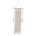 thumbnail image 3 of Tapiz colgante de pared tejido de macramé nórdico, adorno bohemio con flecos, arte de pared para apartamento, guardería, telón de fondo, decoración 45cmx110cm perfecl Macramé Tela decorativa, 3 of 8