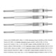 thumbnail image 1 of ,4 piezas Bujías incandescentes para calentador Bujías incandescentes para calentador Construidas para precisión, 1 of 7