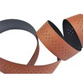 thumbnail image 2 of UPANBIKE Bike Handlebar Tape with Stomata Luxury Synthetic Leather Wraps for Road Bike, Light Brown, 2 of 6