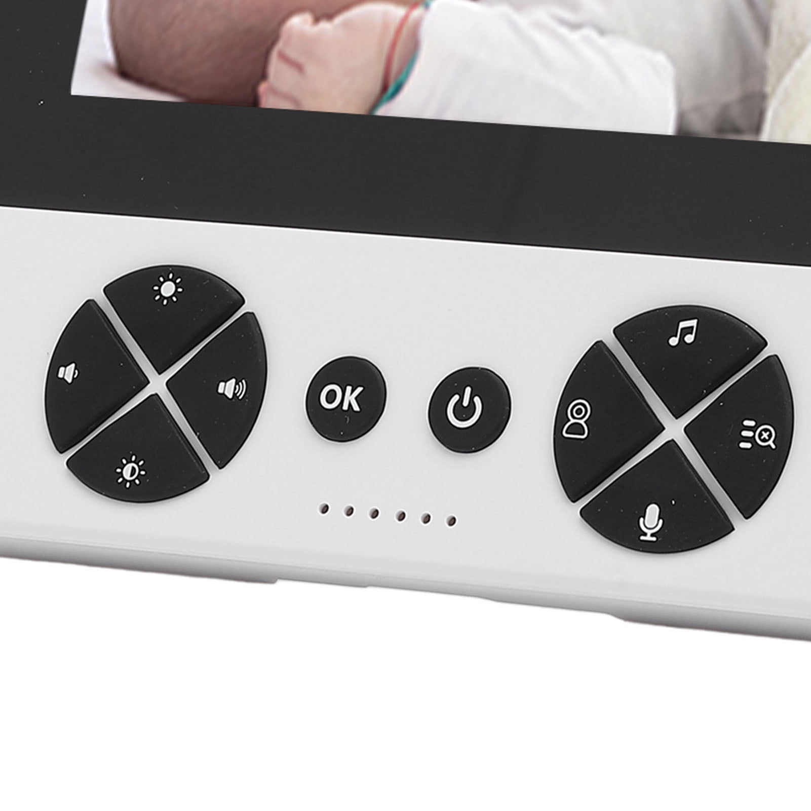 Riousery Baby Monitor with 4.3 Inch LCD Screen, Video Baby Camera 1080p with Two-Way Intercom, Infrared Night Vision, Breath & Sound Detection for Infant Safety, 4.3 inches / 10.9 cm