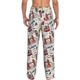 thumbnail image 3 of Daiia London Landmark1 Men's Sleep Pant with Pockets and Drawstring,Pajama Pants-Medium, 3 of 9