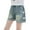 #02 Blue, variant on Gelikeya Girls Jean Shorts Fashion Cute Summer Clothes High Waist Straight Leg Denim Shorts Little Big Girl Jorts #04 Blue, 5-6 Years