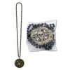 Beads w/Pirate Coin Medallion
