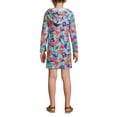 thumbnail image 2 of Lands' End Kids Long Sleeve Hooded Front Pocket Terry Cloth Swimsuit Cover-Up, 2 of 3