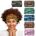 thumbnail image 3 of DESIGNICE 2Pcs Headbands for Women,Wide - Brim Design Headbands for Girls,Checkered Retro Girls Headbands,Colormixing1, 3 of 7