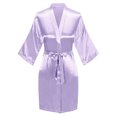 thumbnail image 3 of VintageClothing Women Kimono Satin Mother of the Groom Wedding Short Robe One Size, 3 of 3