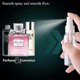 thumbnail image 5 of Spray Bottles, 75ml Clear Empty Fine Mist Plastic Travel Atomiser Bottle Set, Small Refillable Liquid Containers with 1pc Funnels (2PCS), 5 of 5