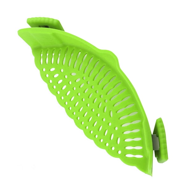 Colador con clip para macetas, colador con clip para olla Snap N Strain, colador de agua muy versátil