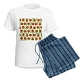 thumbnail image 5 of CafePress - Portugal Flag Pattern Pajamas - Women's Short Sleeve Print T-Shirt and Pants Light Cotton Pajama Set, 5 of 7