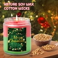 thumbnail image 3 of SCENTORINI Winter Scented Candles, 7.4oz Apple Cinnamon & Cedar Soy Wax Candles for Home Fragrance Decoration, 3 of 7