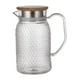 thumbnail image 3 of Jarra fría, jarra fría y caliente, nevera, café y tapa, anticaída para el hogar, PC, jarra de agua de té helado, jarra de agua de jugo resistente al tapa de bambú, 3 of 8
