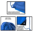 thumbnail image 3 of Mato & Hash Drawstring Bulk Bags Cinch Sacks Backpack Pull String Bags | 15 Colors | 1PK-100PK Available, 3 of 3