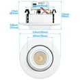 thumbnail image 6 of 8 Pack 4" LED Gimbal Recessed Light Dimmable, 9W Adjustable Eyeball Downlight, CRI90, Directional Eyeball Can Light, ETL Listed, 5CCT, 6 of 8