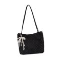 thumbnail image 3 of Bolso tote para mujer, bolso clásico y a la moda para fiestas, viajes, negocios y ocio. Negro, 3 of 9