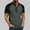 Green, variant on YLSDY Fashion Men's Henley Shirts Short Sleeve Cotton Blend Tee Casual Basic Button Summer T-Shirt Tops with Pocket Black XXL