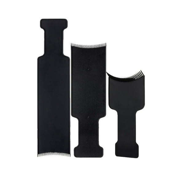 BRIGHTFUFU 3 piezas profesional peine para colorear peine cepillo para el cabello teñido útil DIY tinte de peluquería cepillo de pelo tabla larga para peluquería (L, M y S para cada uno)