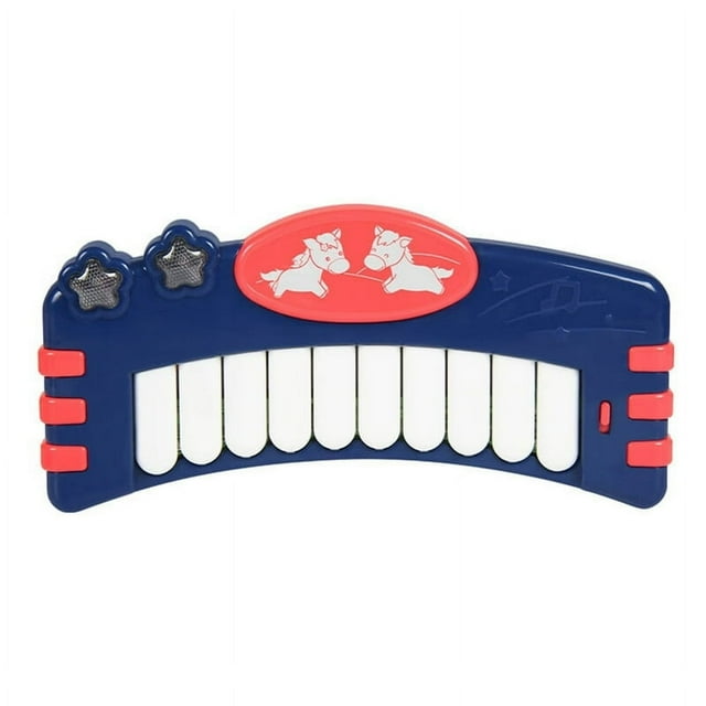 Children‘s Electronic Organ Two Modes High-fidelity Multifunctional Surround Sound Wide Application Music Enlightenment with Light Instrument Electronic Organ Toy Piano for Novice