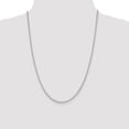 thumbnail image 4 of 925 Sterling Silver Open Link Chain Styles Necklace 2.8 mm Elongated 24 inch, 4 of 4