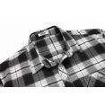 thumbnail image 3 of COOFANDY Men's Flannel Plaid Shirts Long Sleeve Casual Button Down Shirt with Pockets, 3 of 6