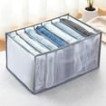 thumbnail image 4 of Organizador de cajones de tela, pantalones plegables, divisor de almacenamiento, telas no tejidas lavables Largo BLESIY divisor de almacenamiento del cajón, 4 of 8