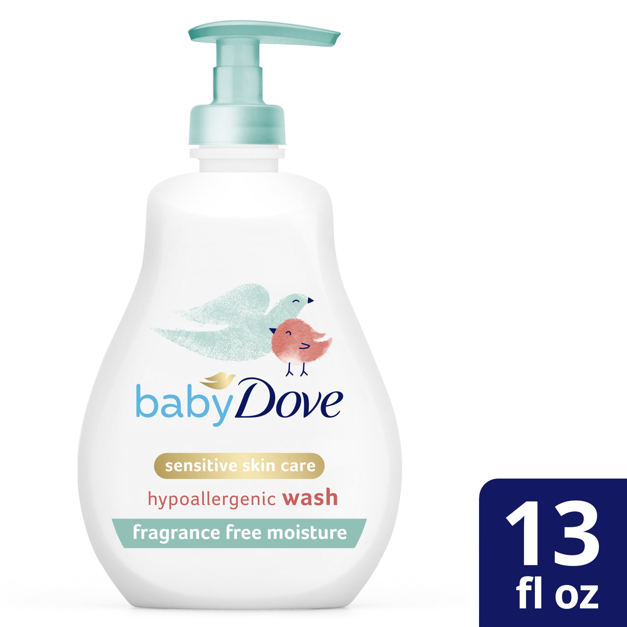 Baby Dove Tip to Toe Sensitive Hypoallergenic Liquid Body Wash, 13 fl oz -  