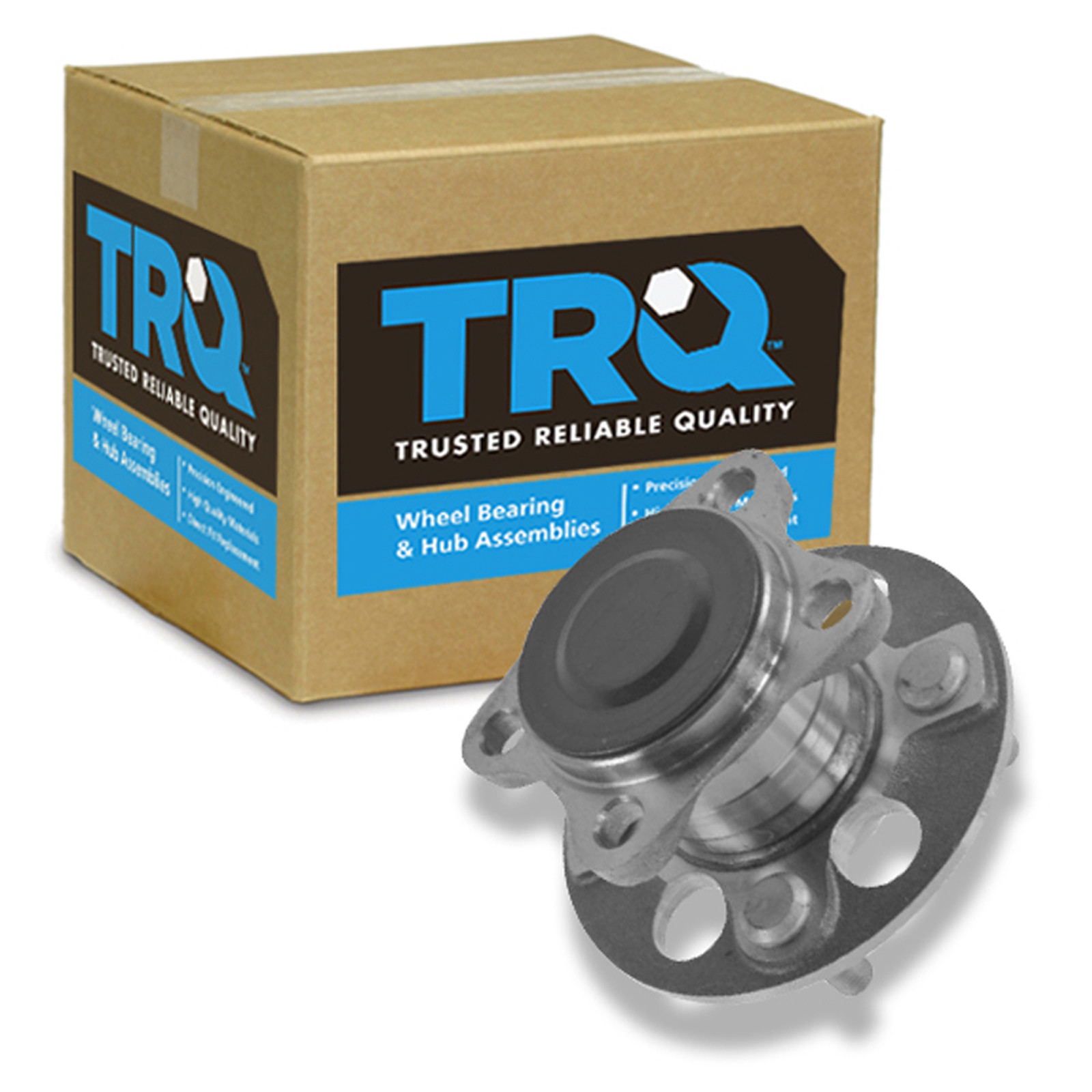 TRQ Front Wheel Bearing & Hub Assembly Set For Audi A4, A5, Q5, Q7 (2017-2019) – Left & Right Pair, Lifetime Warranty