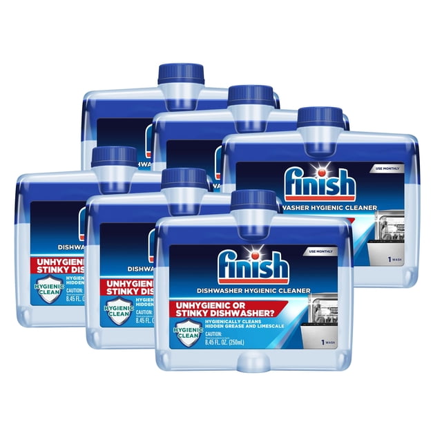 Limpiador para lavavajillas Finish de doble acción, 250 ml (paquete de 6)