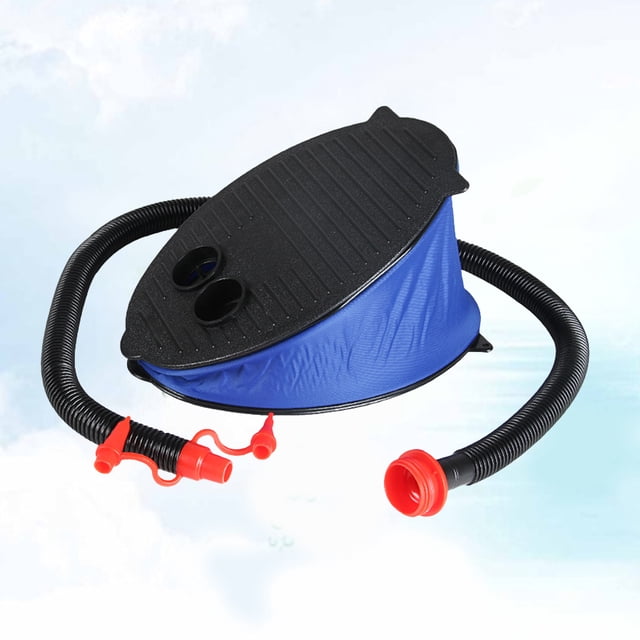COOPHYA Foot Pump Manual Inflation Device High Pressure Chamber Quick Inflate Deflate PVC 1Set for Outdoor Activities