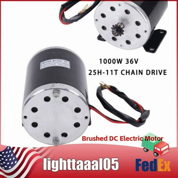 36V 1000W Brush Motor for Electric Scooter Quad Razor E-Bike Go-Kart MY1020