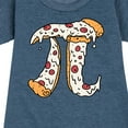 thumbnail image 3 of Instant Message - Pizza Pi - Toddler And Youth Girls Fleece Dress, 3 of 6
