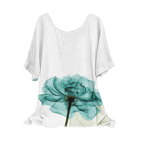 

Long Sleeve for under Scrubs for Women Tops Sleeve Neck Short Blouse Floral Top Work Out Shirt Long Sleeve